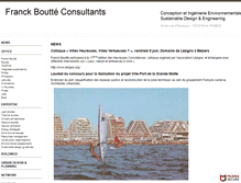 Tablet Screenshot of franck-boutte.com
